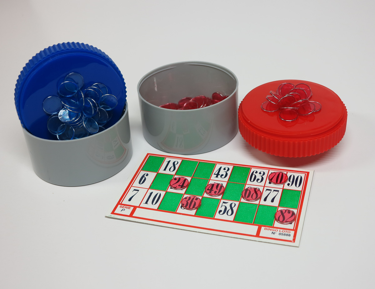Kit Baton magnetique Loto Bingo + 100 pions de marquage aimante 17
